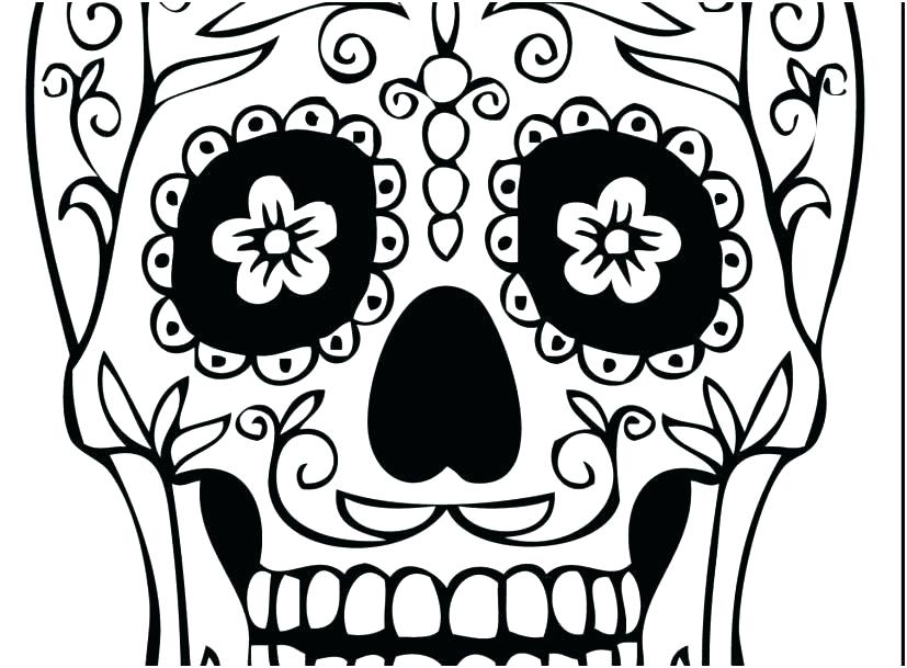 827x609 Dia De Los Muertos Coloring Page Girl Coloring Pages Preschool