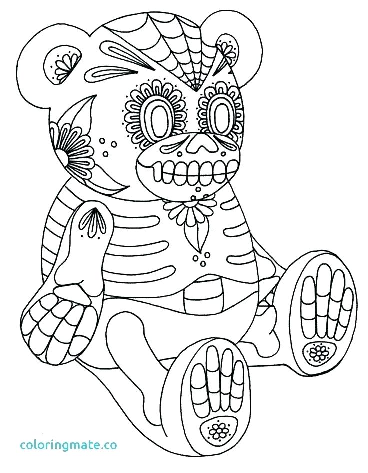 736x947 Day Of The Dead Coloring Page Coloring Pages Sugar Skulls Sugar