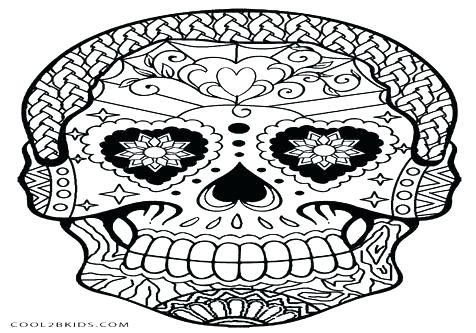 476x333 Day Of The Dead Coloring Pages Day Of The Dead Skull Coloring Page