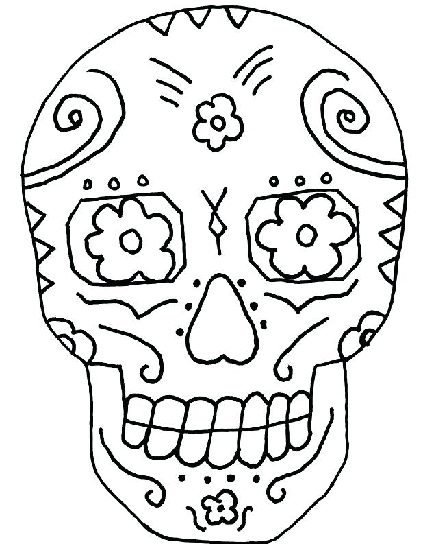 618x793 Sugar Skull Coloring Pages Together With Day Of The Dead Coloring