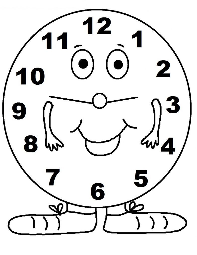 791x1024 Free Printable Clock Coloring Pages For Kids Clocks