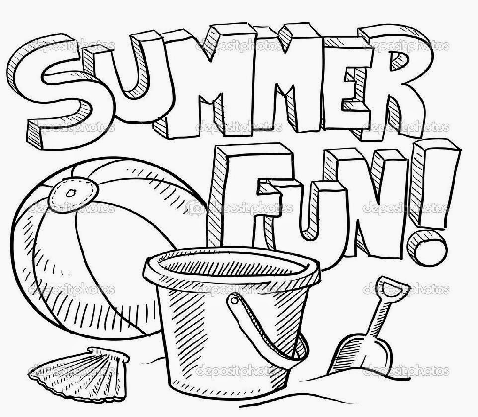 962x839 Impressive Summer Time Coloring Sheets Image Result For Drawing