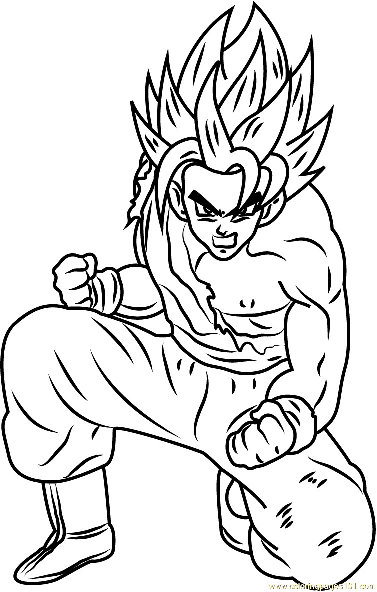 754x1184 Dragon Ball Z Coloring Pages Goku Wagashiya