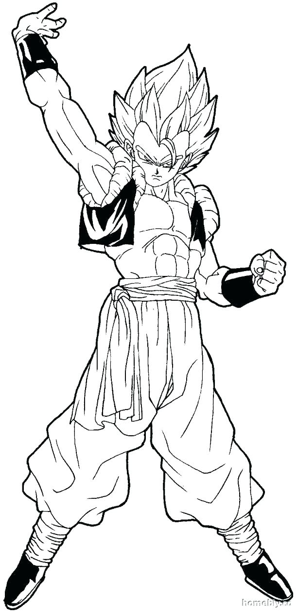 613x1266 Goku Super Saiyan Coloring Pages Coloring Pages Dragon Ball Z