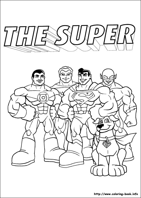 567x794 Super Friends Coloring Pages On Coloring