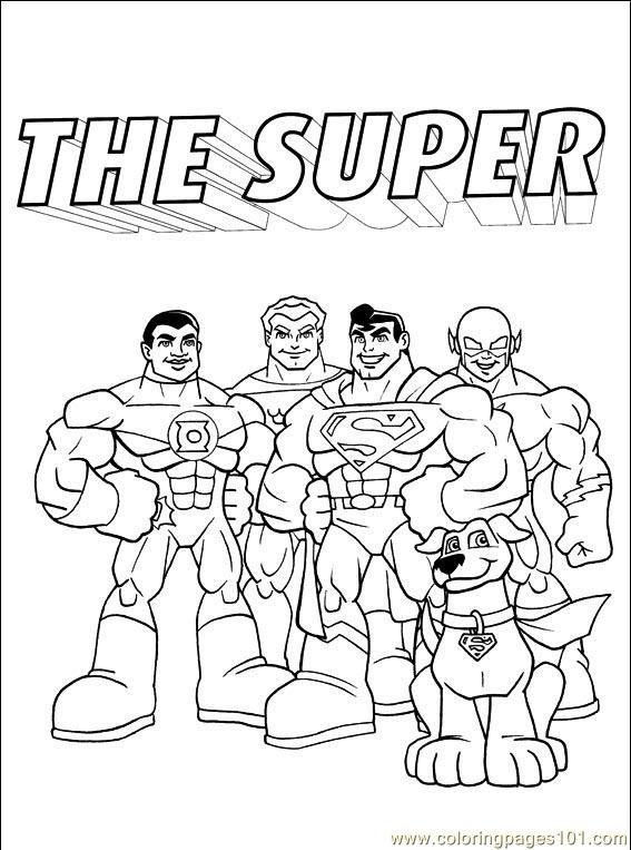 567x763 Dc Comics Printable Coloring Page For Kids And Adults