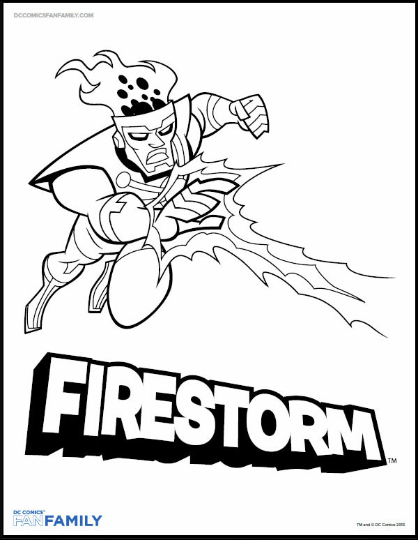 600x774 Firestorm Coloring Page On Firestorm Fan