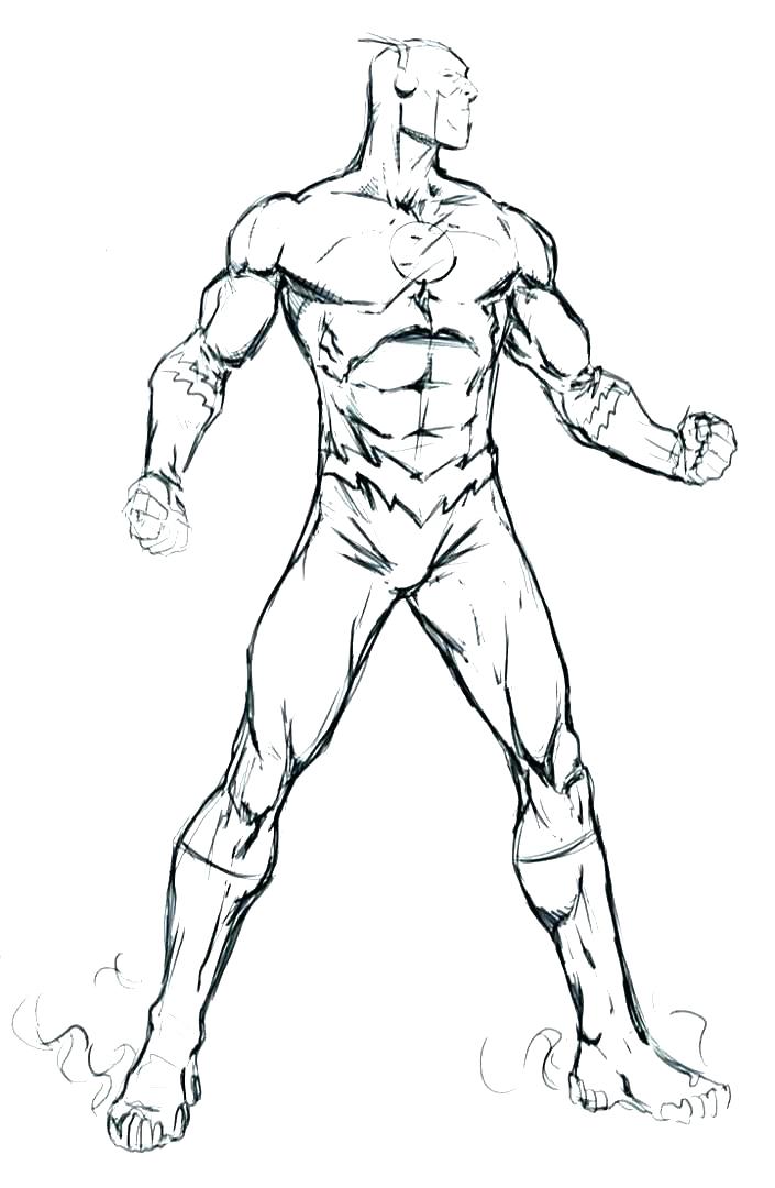 705x1080 Flash Coloring Pages Dc Superhero Coloring Pages Super Hero