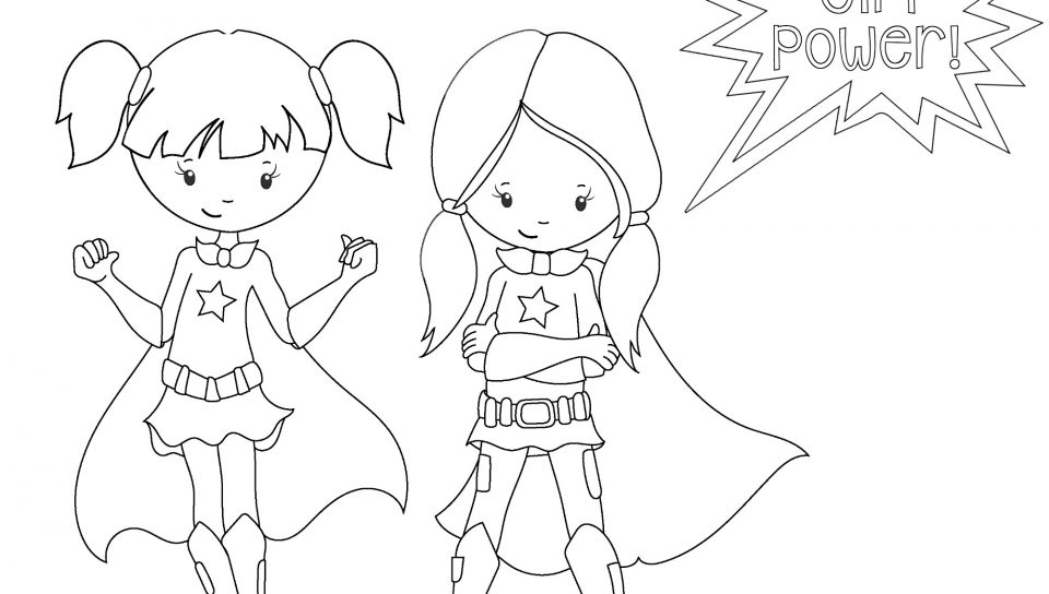 960x544 Superheroes Coloring Pages Free Of Dc Super Friends Printable