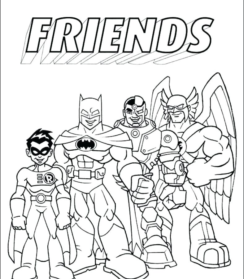 788x900 Character Coloring Pages Coloring Pages Dc Super Friends Printable