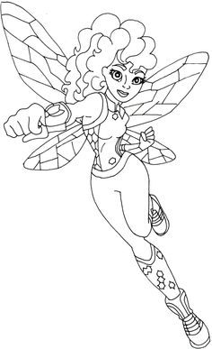 236x387 Free Printable Coloring Page For Dc Super Hero Girls Supergirl