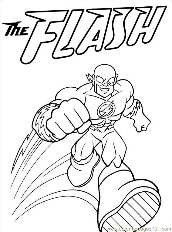567x765 Dc Coloring Pages The Flash Dc Super Heroes Coloring Pages