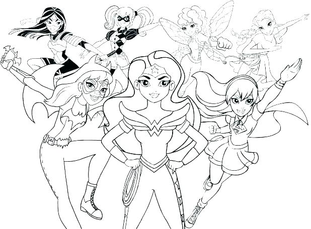 618x456 Dc Superhero Coloring Pages Girl Superhero Coloring Pages Coloring