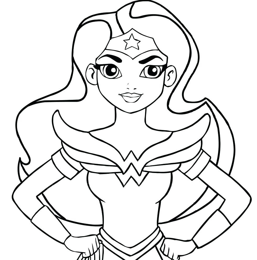 980x992 Poison Ivy In The Foreground Dc Superhero Girls Coloring Page