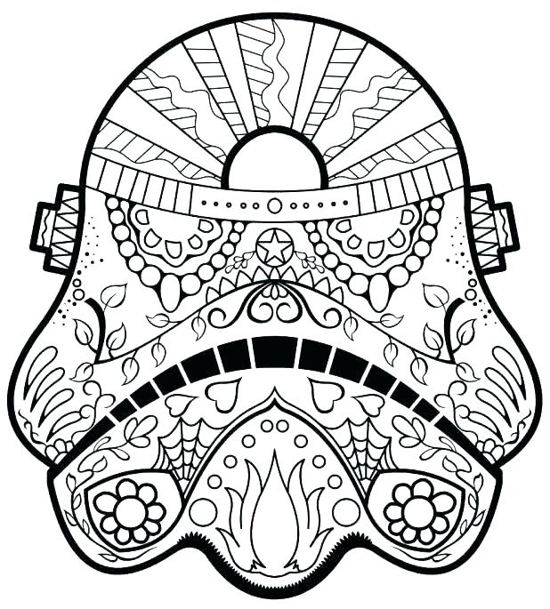 618x685 Day Of The Dead Coloring Skulls Day Of The Dead Skull Colouring