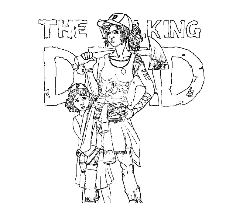 800x667 The Walking Dead Coloring Page Printable Free Coloring Pages