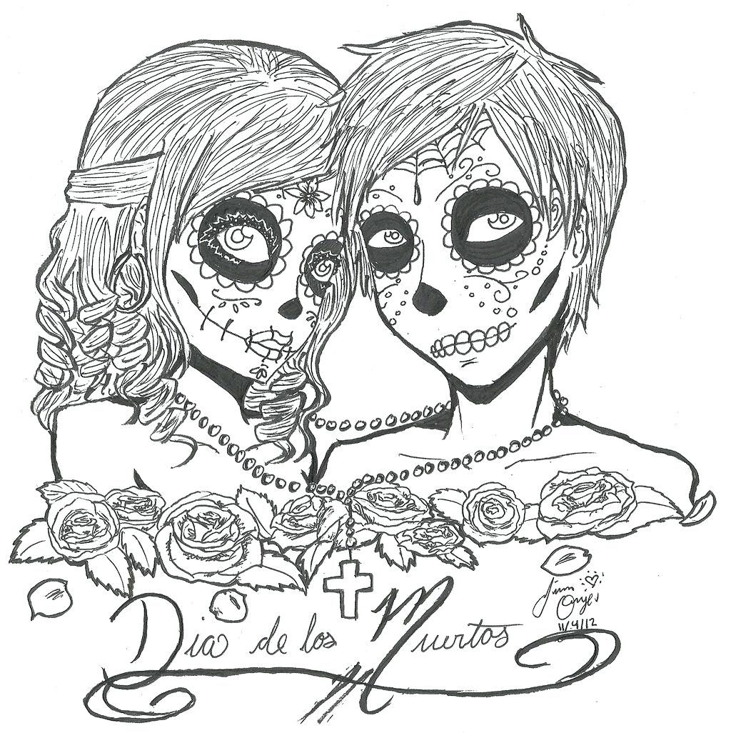 1024x1026 Coloring Pages Day Of The Dead Coloring Pages Download This