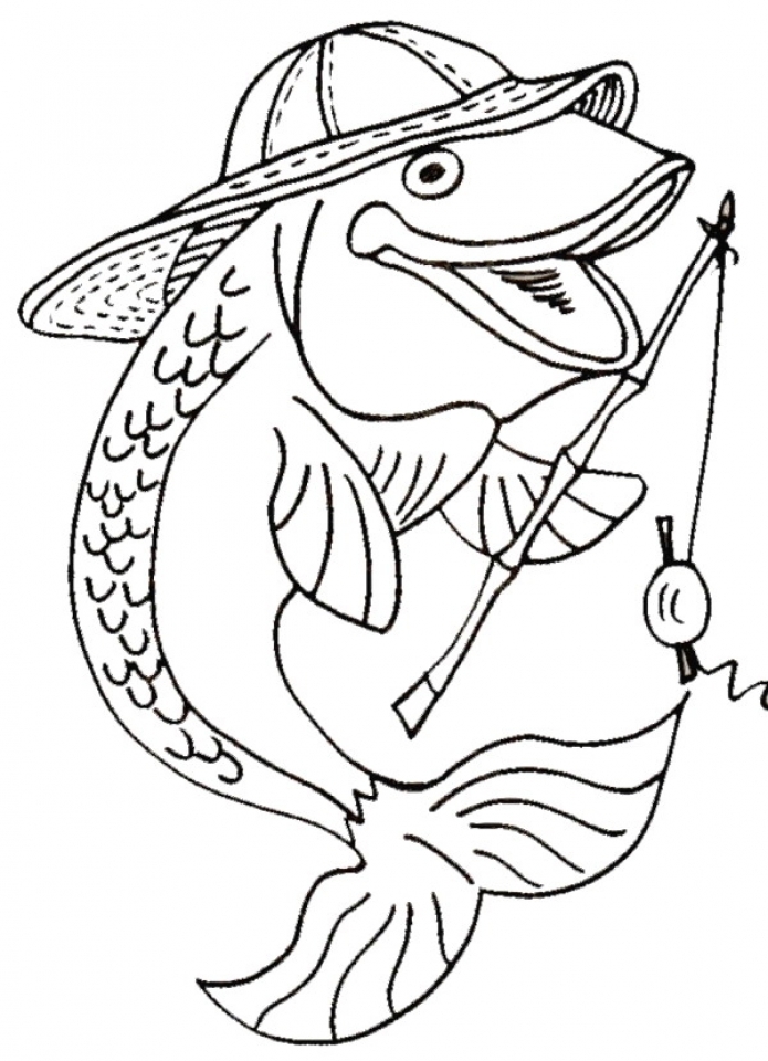 695x960 Free Printable Fish Coloring Pages