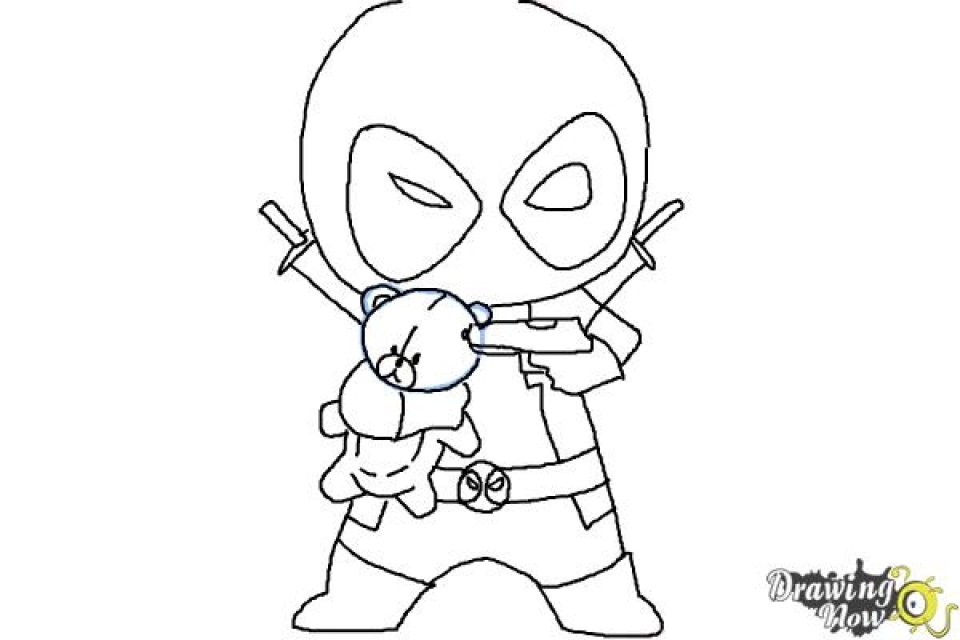960x640 Deadpool Coloring Pages