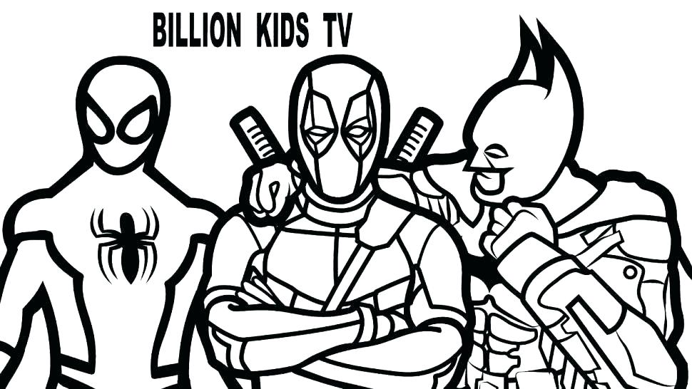 Download Deadpool Coloring Pages Printable at GetDrawings.com | Free for personal use Deadpool Coloring ...