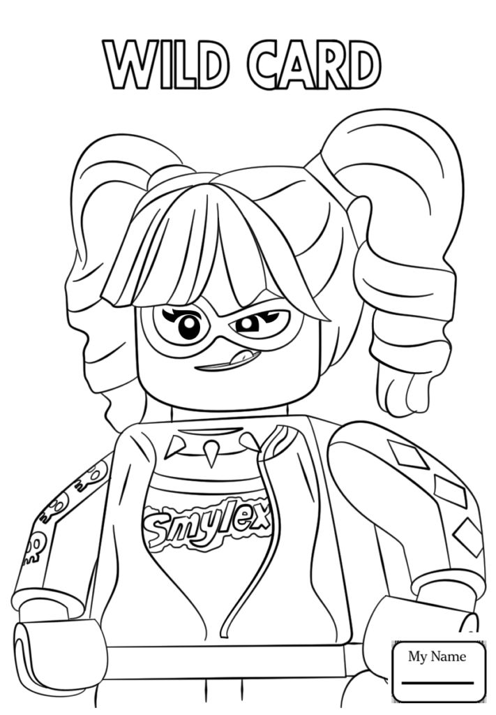 711x1024 Coloring Pages The Lego Batman Movie Cartoons Harley Quinn
