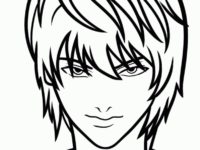 200x150 Death Note Coloring Pages New Printable Coloring Pages A Note