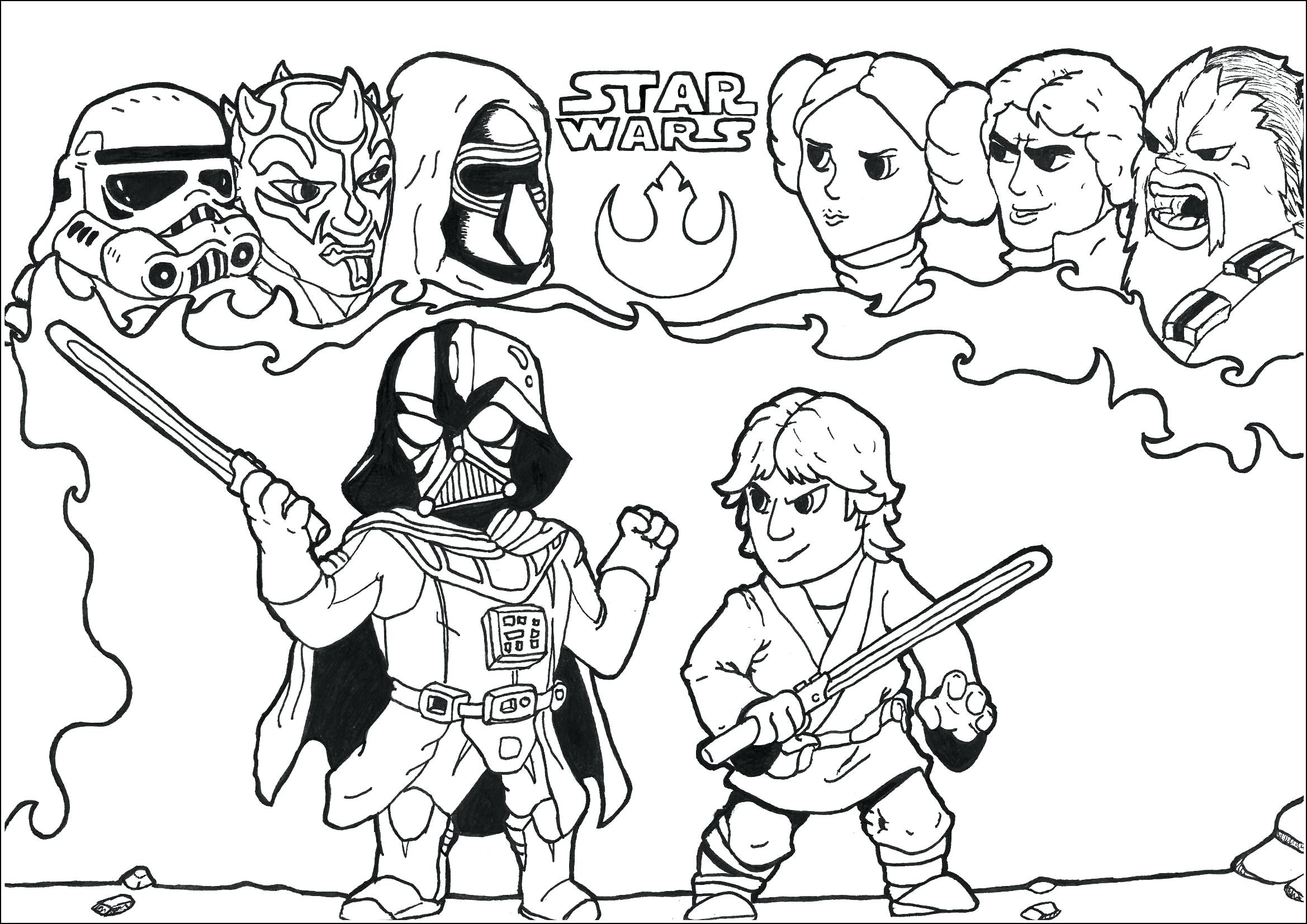 2338x1653 Best Of Star Wars Seven Coloring Pages