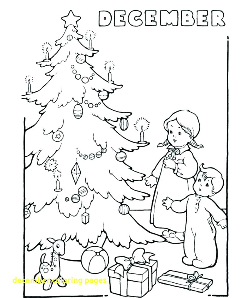 810x957 December Coloring Pages Coloring Pages With Coloring Pages
