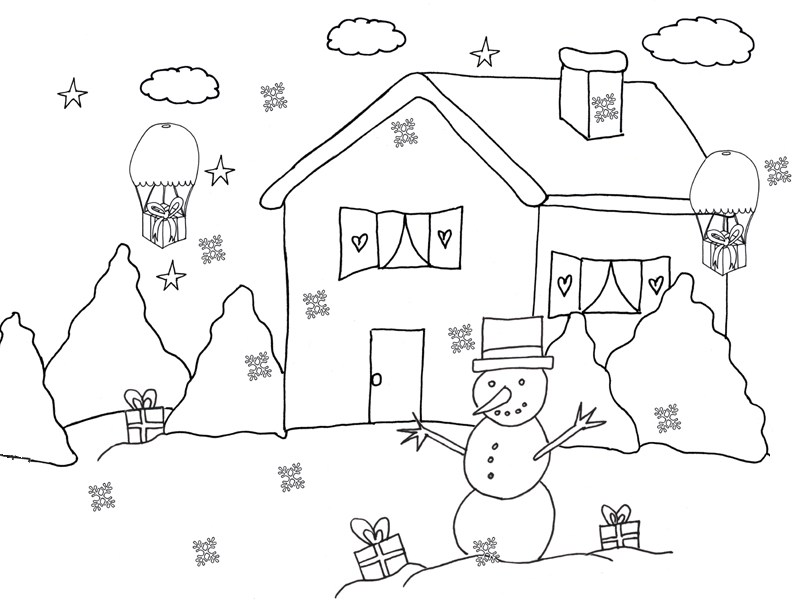 800x600 December Free Coloring Pages Holidays And Observances