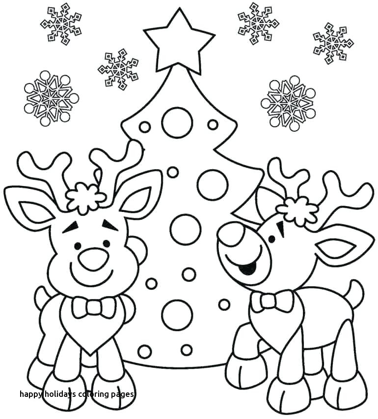 770x852 Printable Coloring Pages Happy Holidays Free Celebrations December