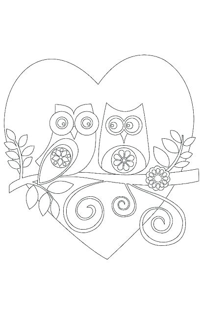 414x640 Valentine Card Coloring Pages Valentines Day Cards Valentines Day