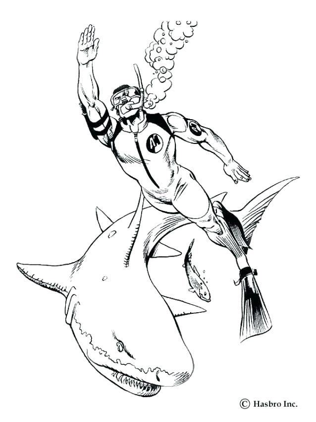 638x850 Megalodon Coloring Pages Shark Coloring Pages Terrific Shark