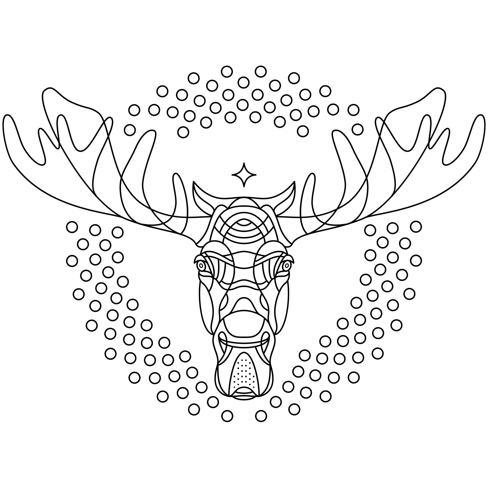 1600x1600 Top Elk Coloring Pages Page Free Printable Printable