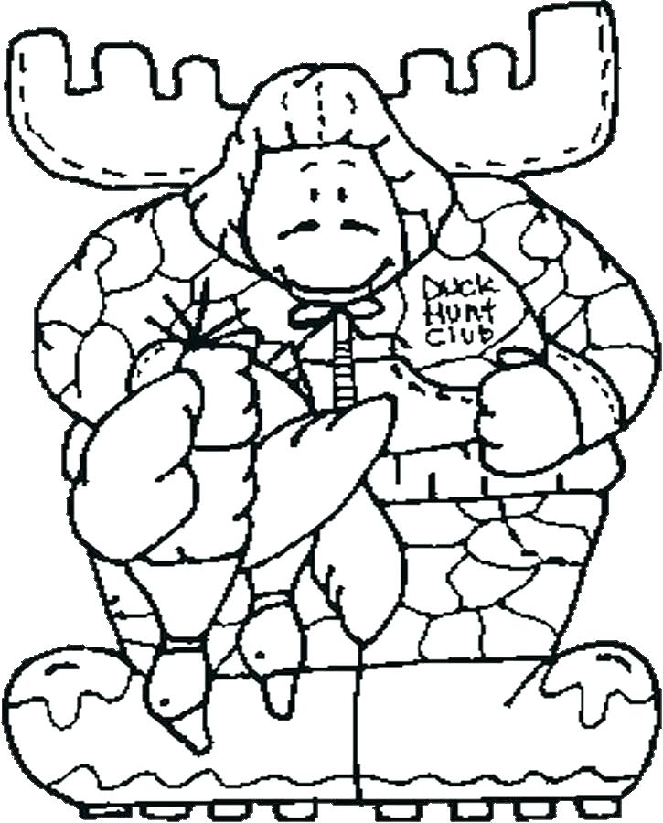 725x900 Hunting Coloring Pages Free