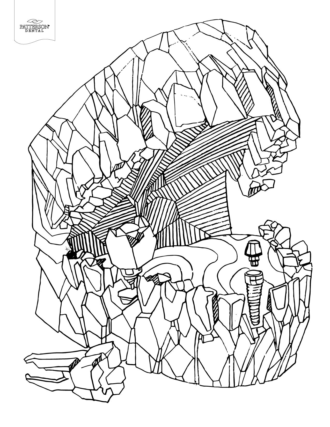 1275x1650 Dental Coloring Pages To Print