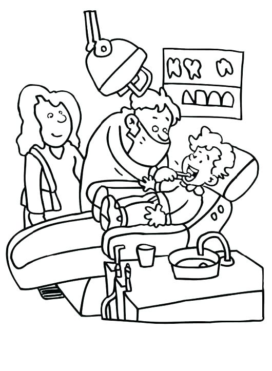 530x723 Dental Health Coloring Pages Dentist Coloring Print Coloring Free