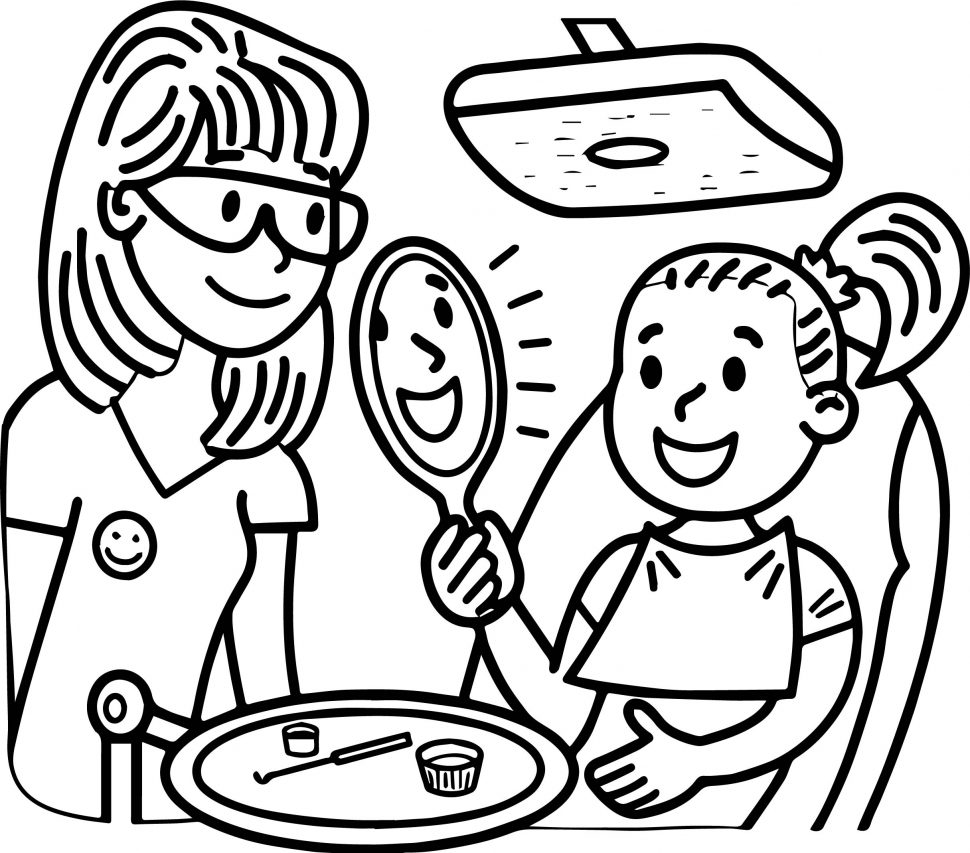 970x853 Dentist Coloring Pages
