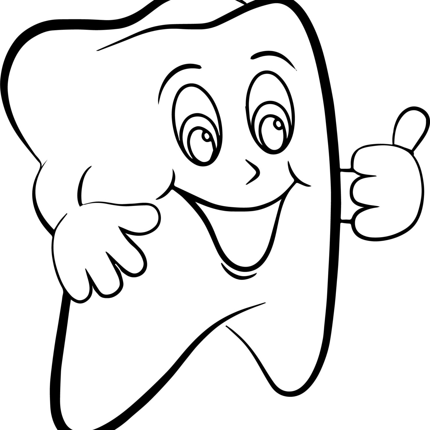 1500x1500 Dental Coloring Pages