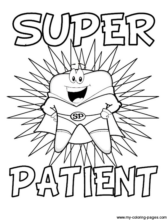 567x743 Free Dental Coloring Pages For Kids Tooth Printable Free Coloring