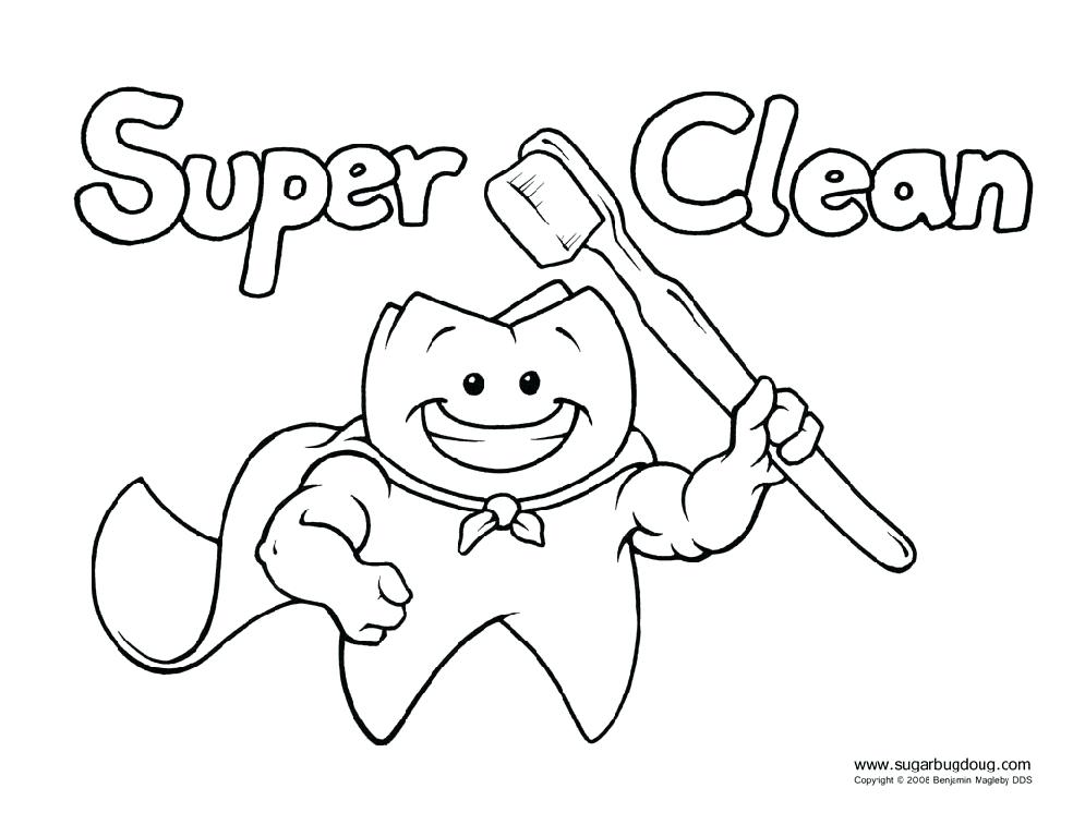 984x768 Good Dental Coloring Pages And Happy Tooth Coloring Pages Image