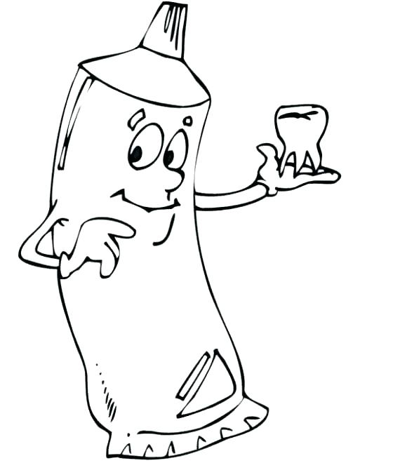 570x660 Coloring Pages Of Teeth Dental Coloring Pages For Preschool Free