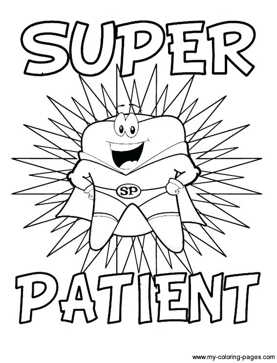567x743 Coloring Pages Of Teeth Free Dental Coloring Pages For Kids Tooth