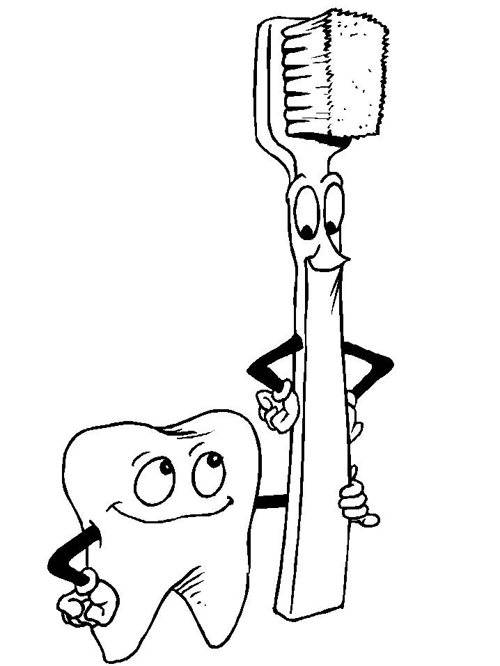 718x957 Coloring Pages Dental Hygiene
