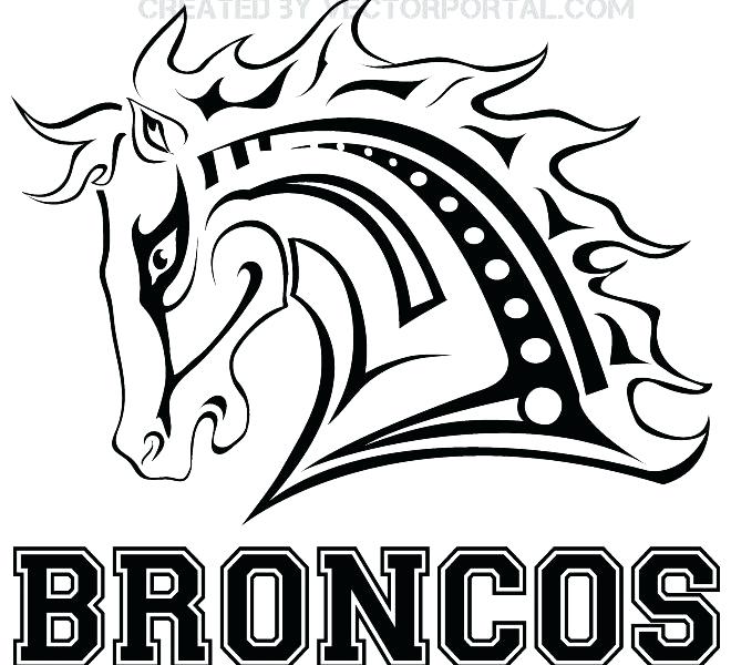 660x600 Denver Broncos Col Cool Denver Broncos Coloring Pages