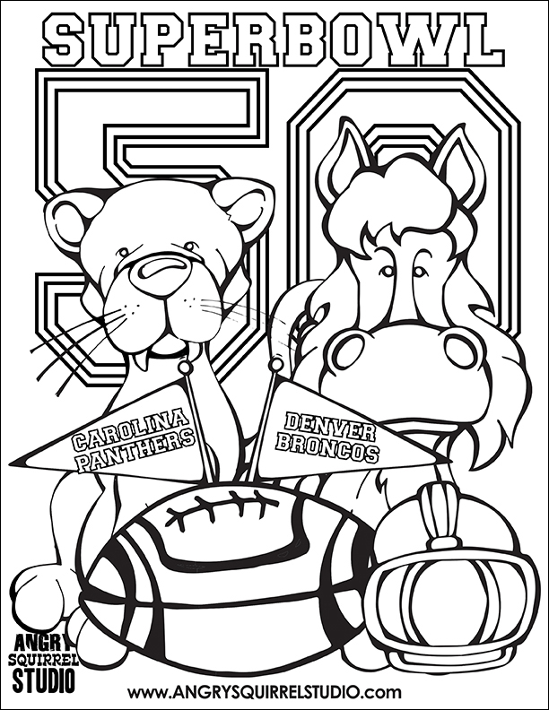 612x792 Free Coloring Pages Superbowl Angry Squirrel Studio