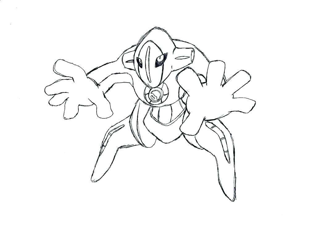 1024x731 Deoxys Coloring Pages Mega Best Coloring Pages For Adults