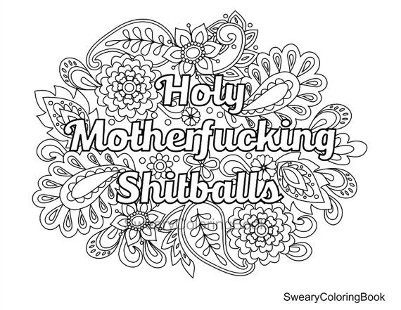 570x441 Best Swear Words Coloring Pages Images On Coloring