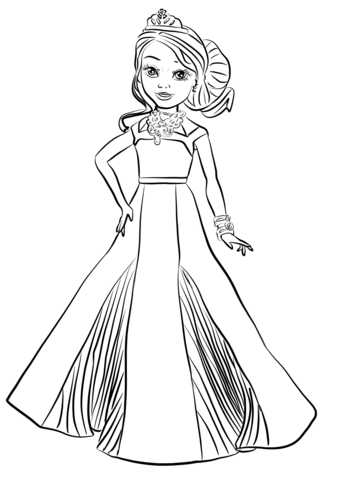 343x480 Disney Descendants Coloring Pages Disney Descendants Auradon
