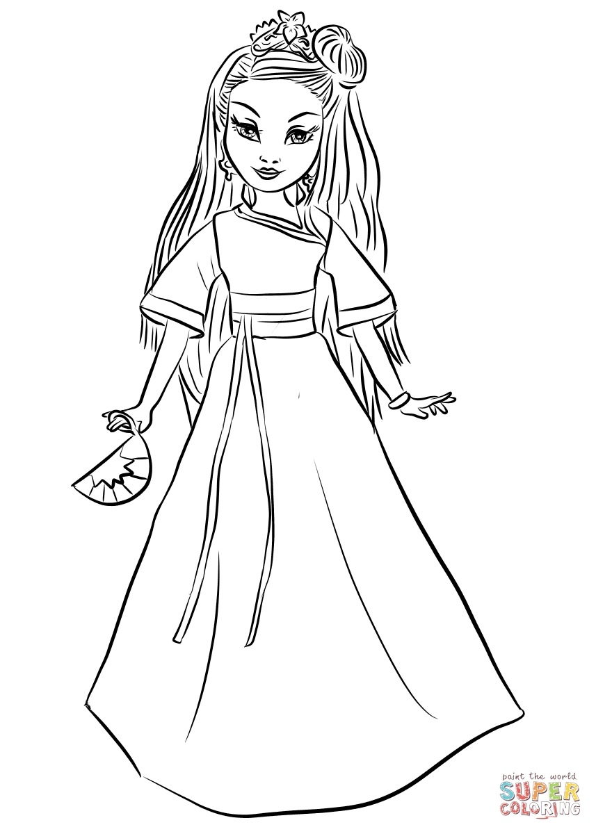 857x1200 Printable Uma Free Coloring Pages To Print Beautiful Descendants