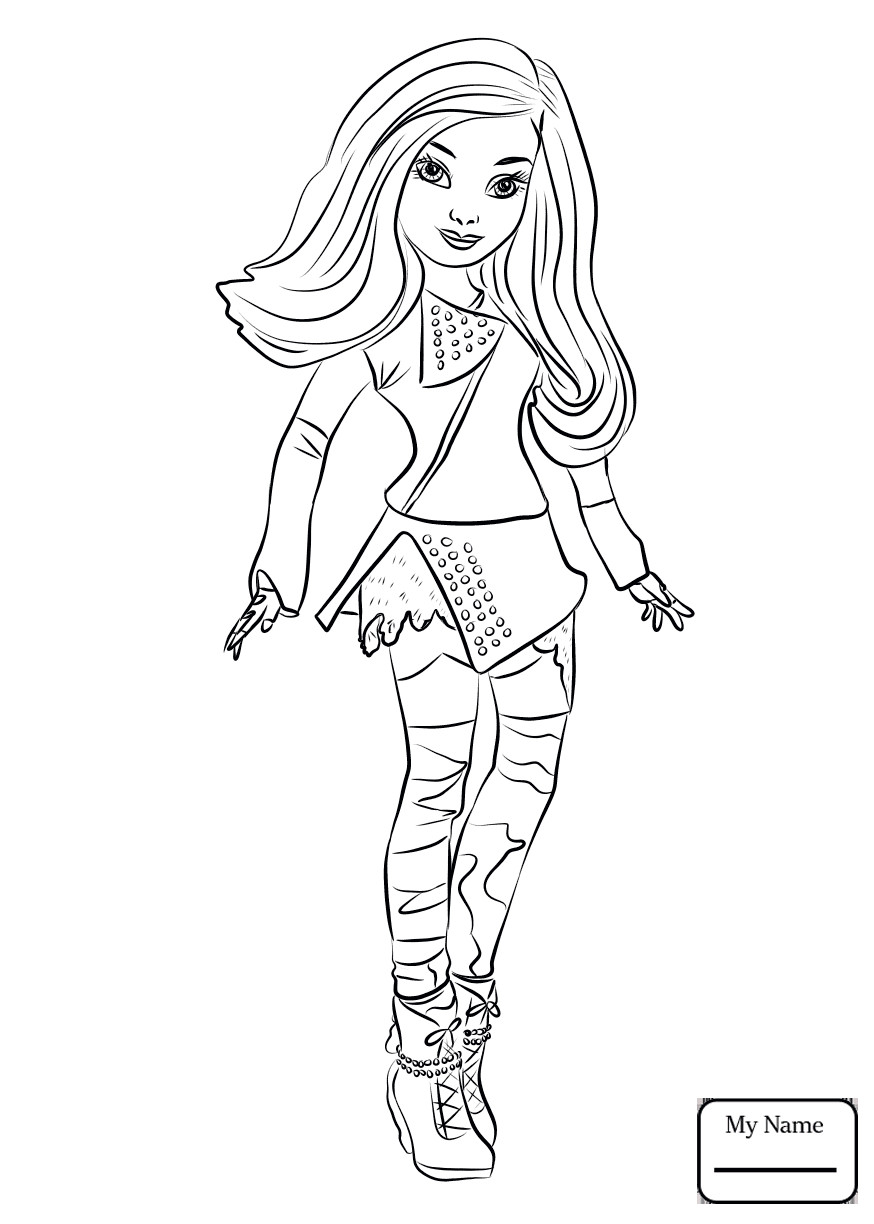 874x1224 Descendants Uma Coloring Pages